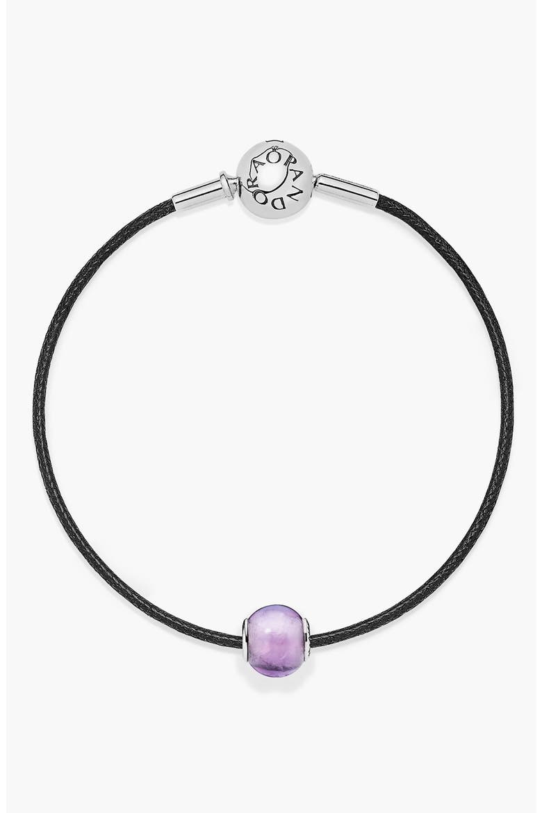 'Essence - Faith' Charm Bracelet Set, Main, color, FAITH - AMETHYST