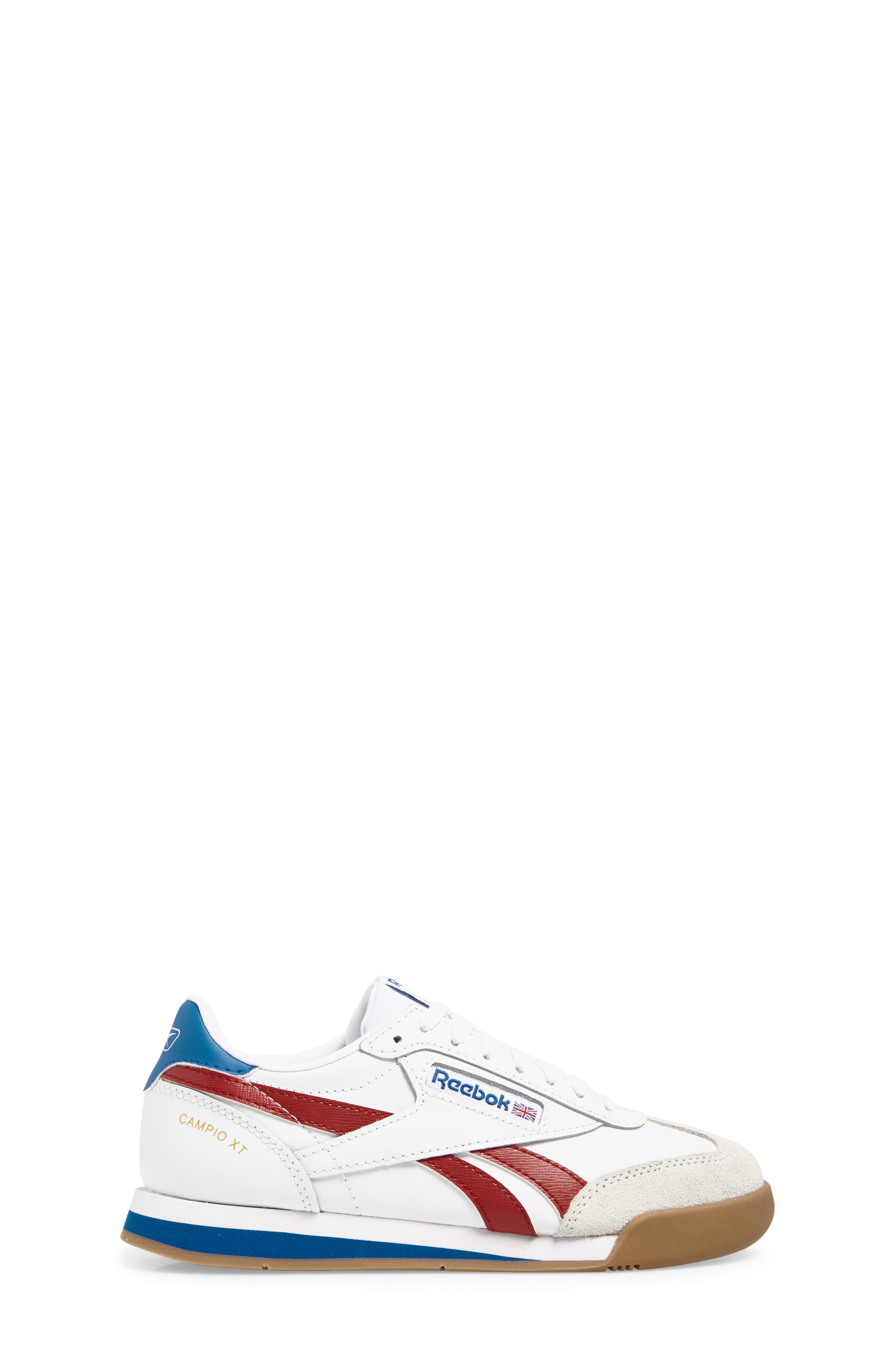 Reebok Kids' Campio XT Soccer Sneaker, Alternate, color, White/Red/Blue/Gum