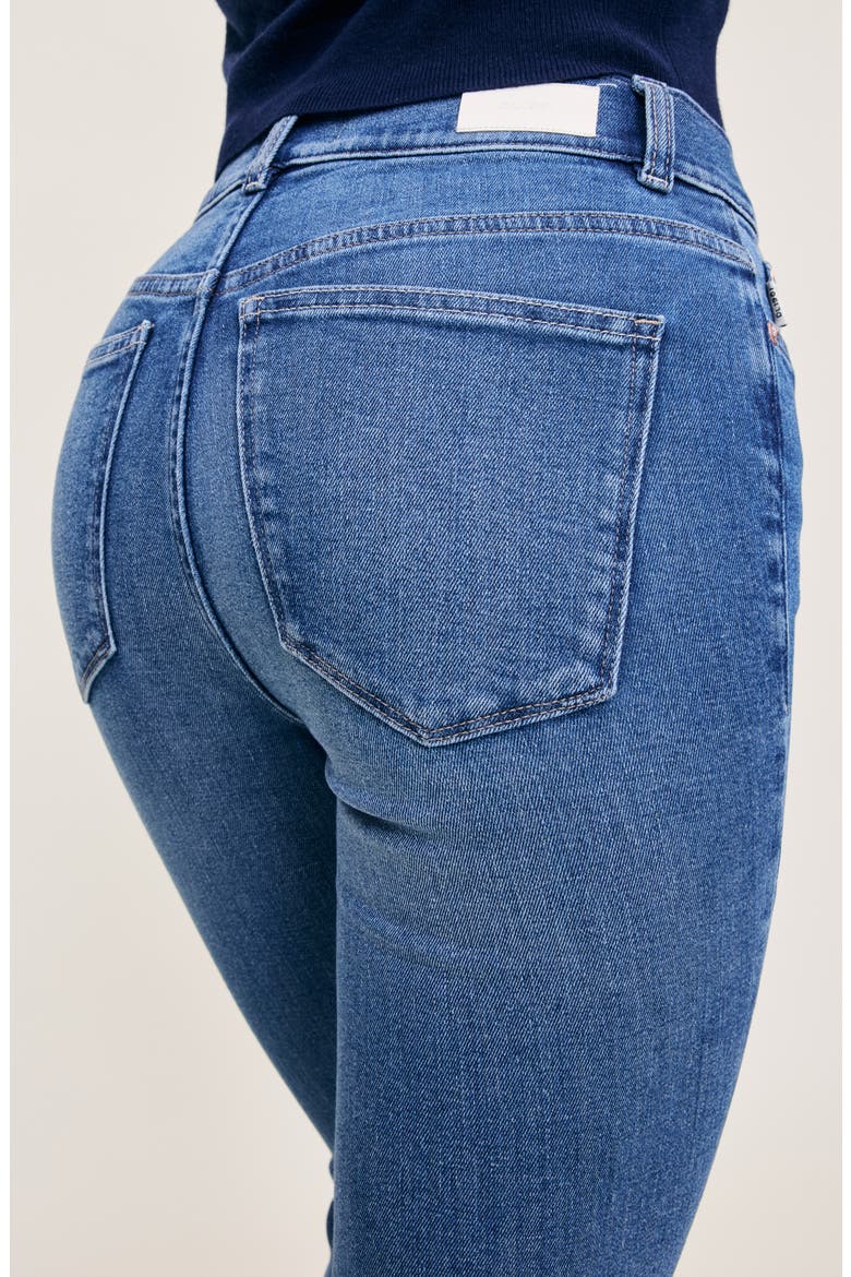 Bridget Instasculpt High Waist Raw Hem Ankle Bootcut Jeans, Alternate, color, PALM SPRINGS DL AIRBRUSHED