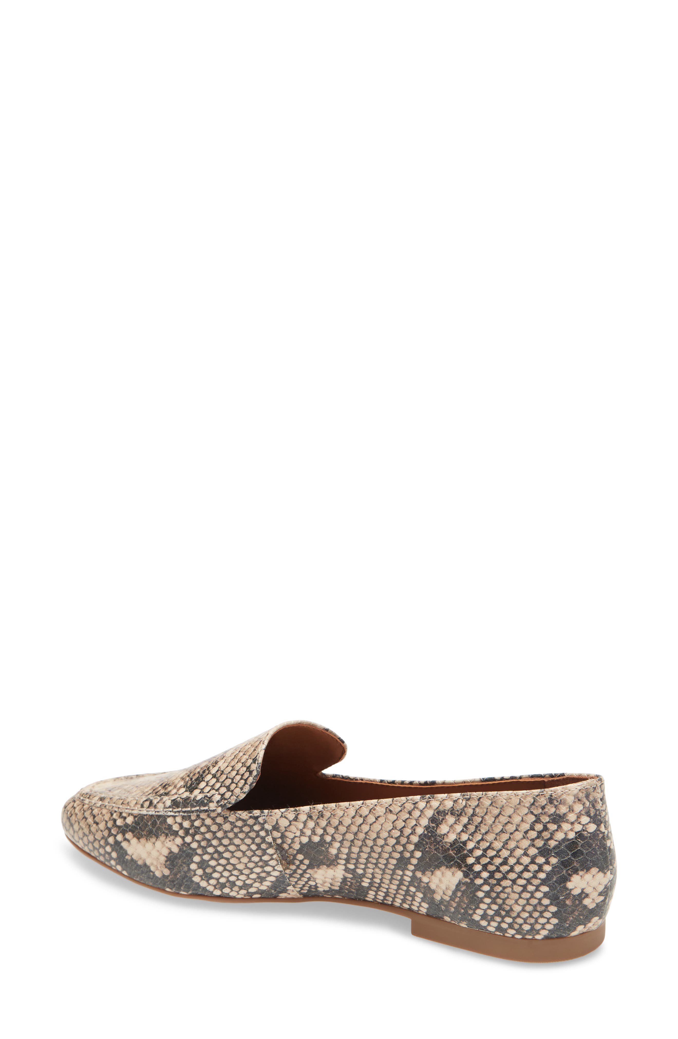 Brennan Loafer, Alternate, color, NATURAL SNAKE FAUX LEATHER