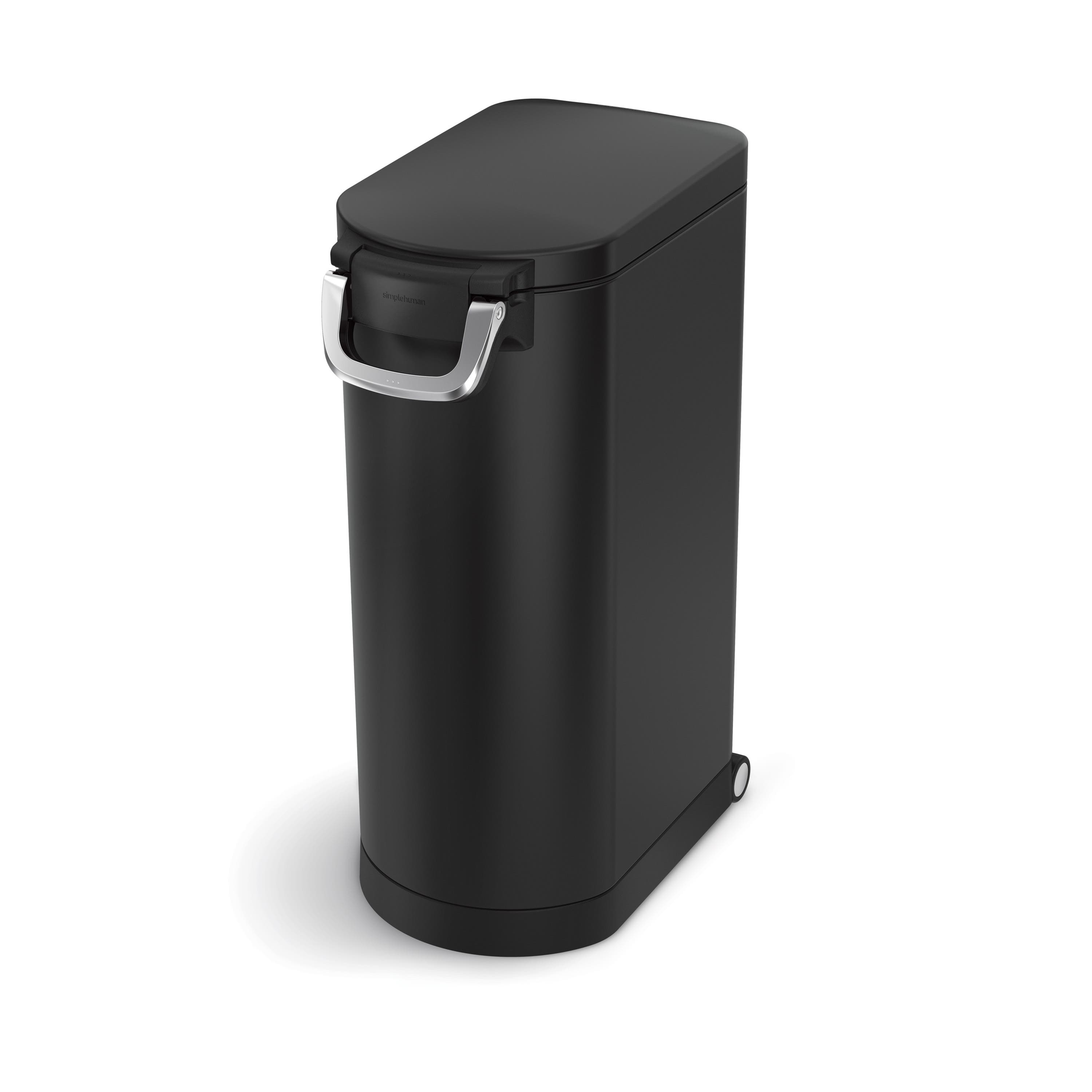 simplehuman x-large pet food can in Matte Black 