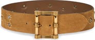 Etro Studded Suede Belt