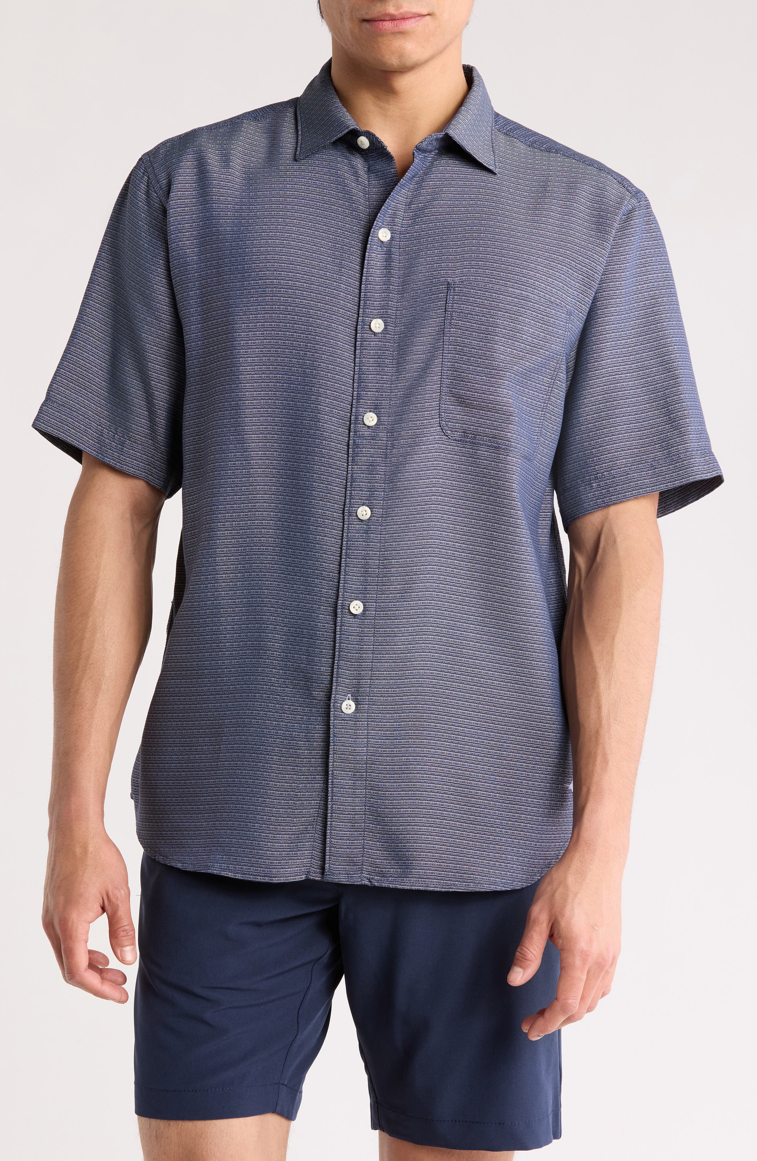 Tommy Bahama Grand View Short Sleeve Button-Up Shirt