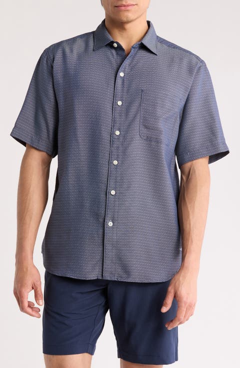 Grand View Short Sleeve Button-Up Shirt