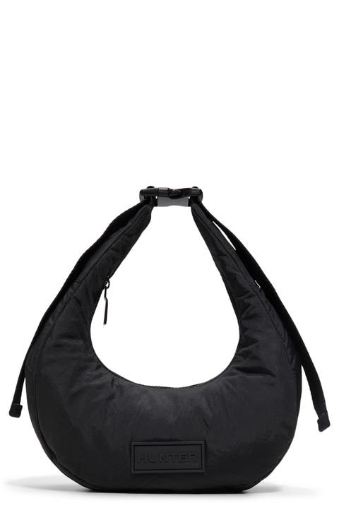 ショルダーバッグ・ポシェット HUNTER [WOMEN] Padded hobo bag silver HCW0001CBZSIL CYHTWSDJ Shoulder Bags for Women, Cute Hobo Tote Handbag