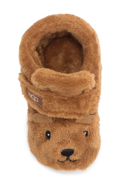 Ugg ® Bixbee Bootie & Bear Lovey Blanket Set In Brown