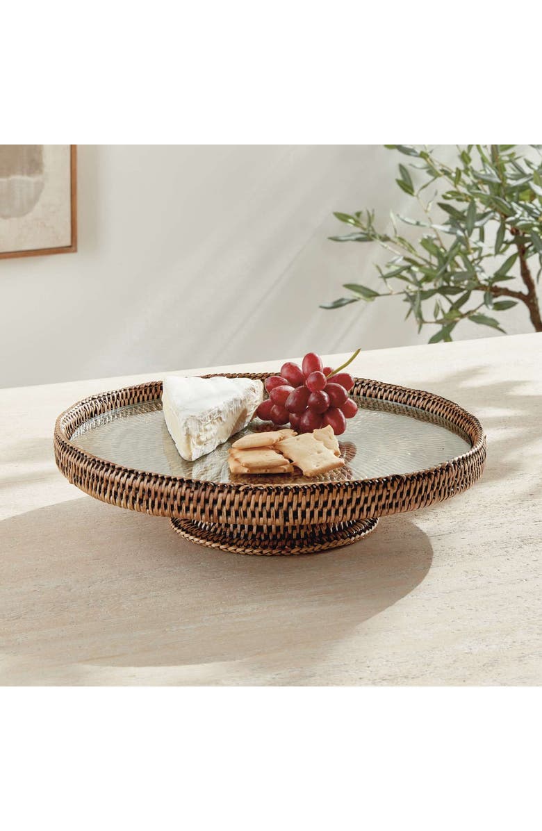 Napa Home & Garden Burma Rattan Serving Stand, Alternate, color, Brown