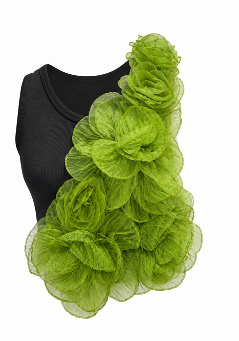 Floral Applique Tank Top