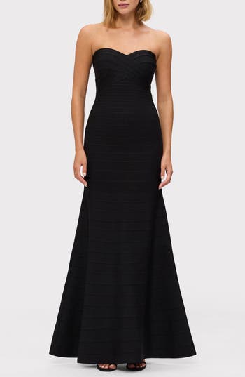 Herve Leger The Sara Gown In Black