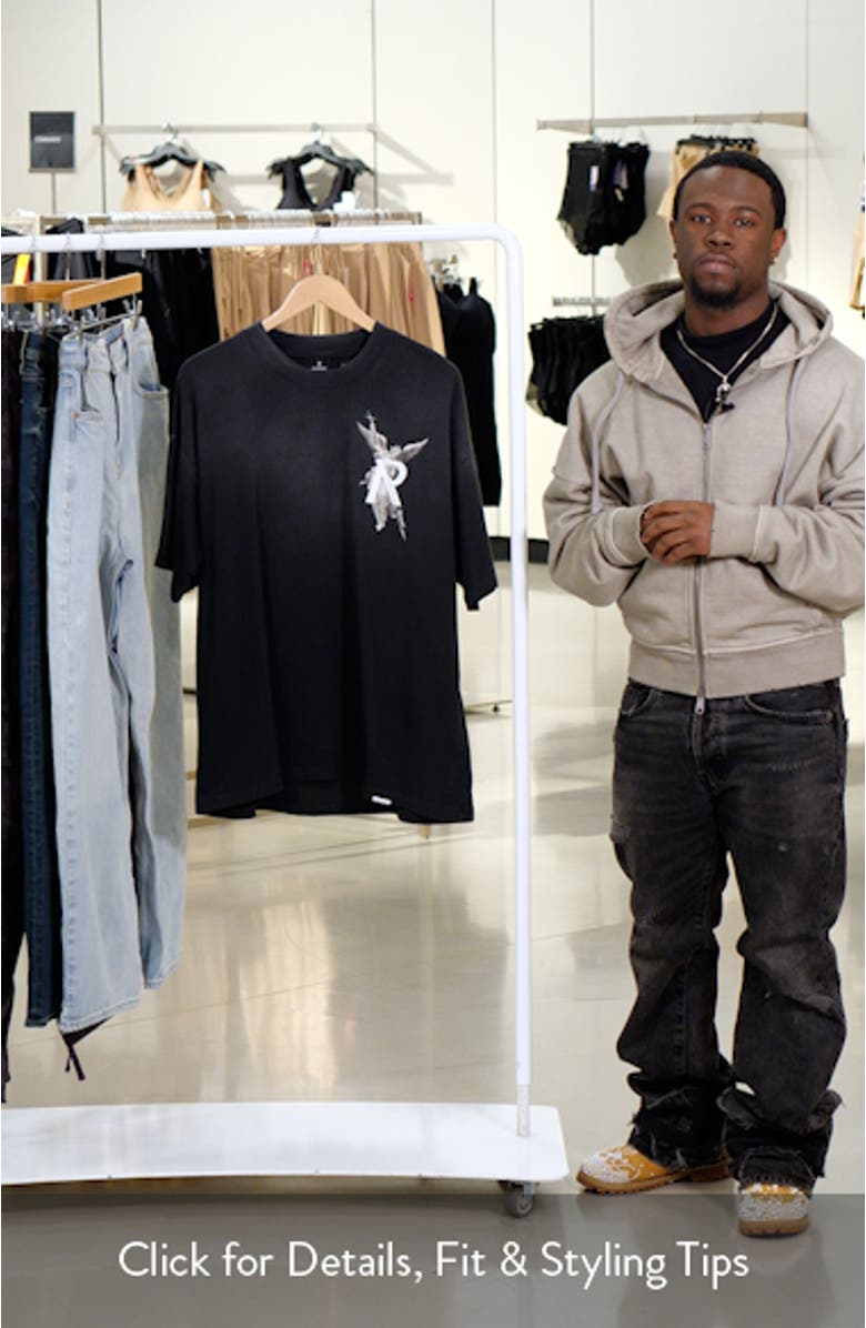 Archangel Cotton Graphic T-Shirt, sales video thumbnail