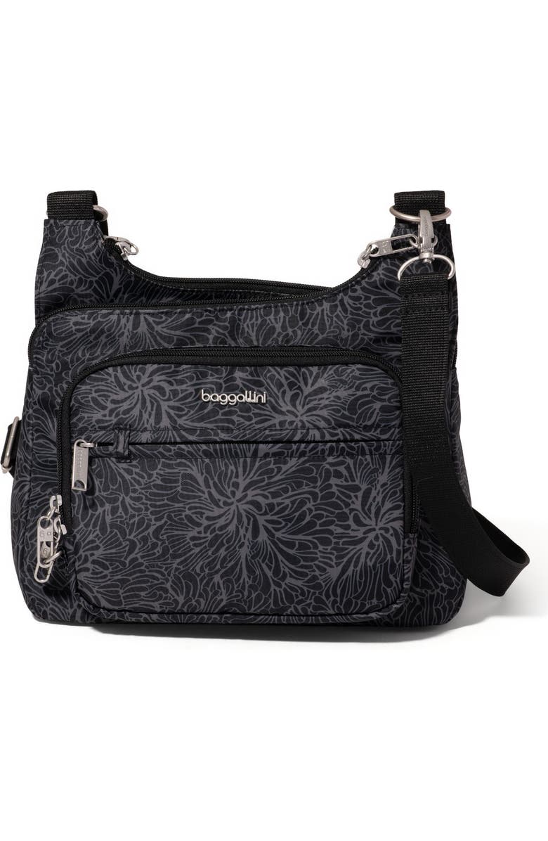 BAGGALLINI Securtex Anti-Theft Crossover Crossbody, Main, color, Midnight Blossom