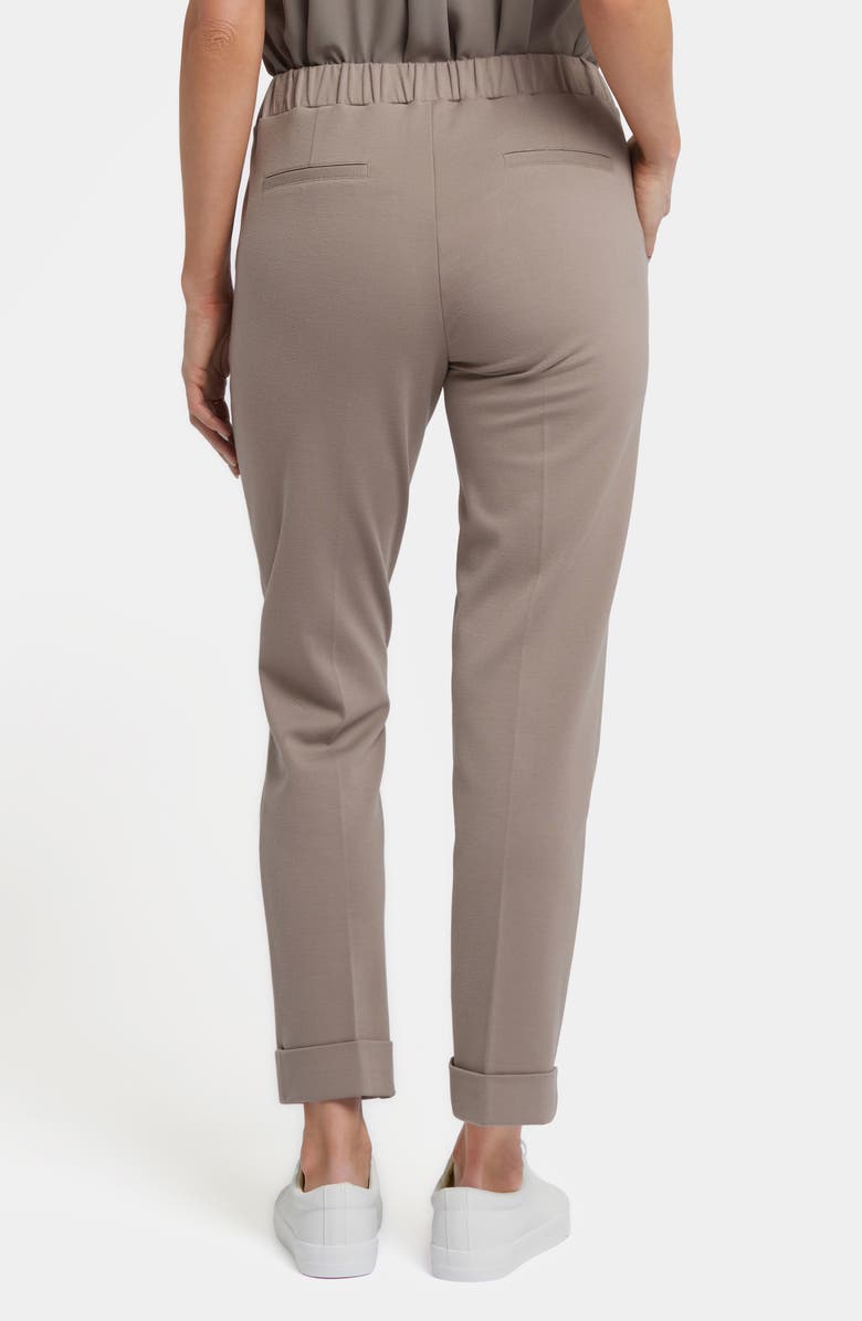 NYDJ Cassidy Cuffed Pants, Alternate, color, Saddlewood