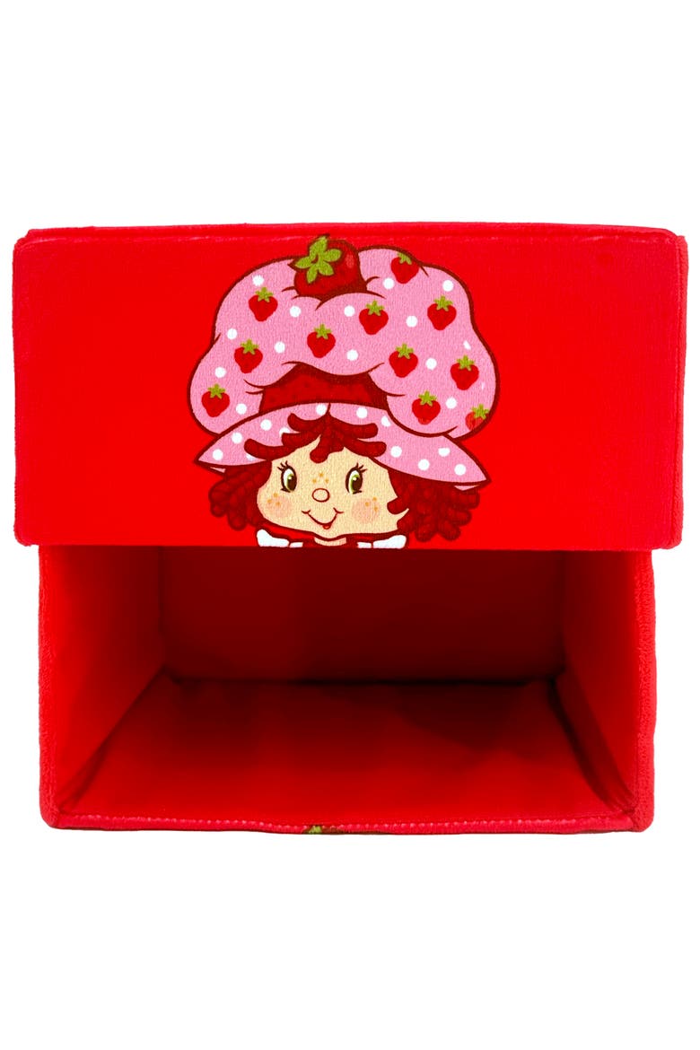 10 Inch Storage Box, Fabric Bin with Lid, Alternate, color, Red