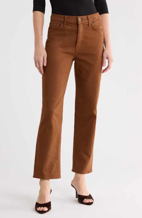 Joey High Waist Ankle Straight Leg Jeans
