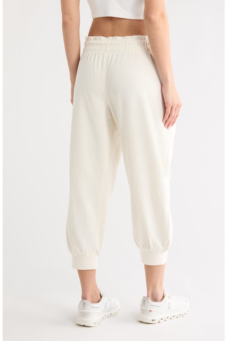 Mabel Drawstring Capri Pants, Alternate, color, EGRET