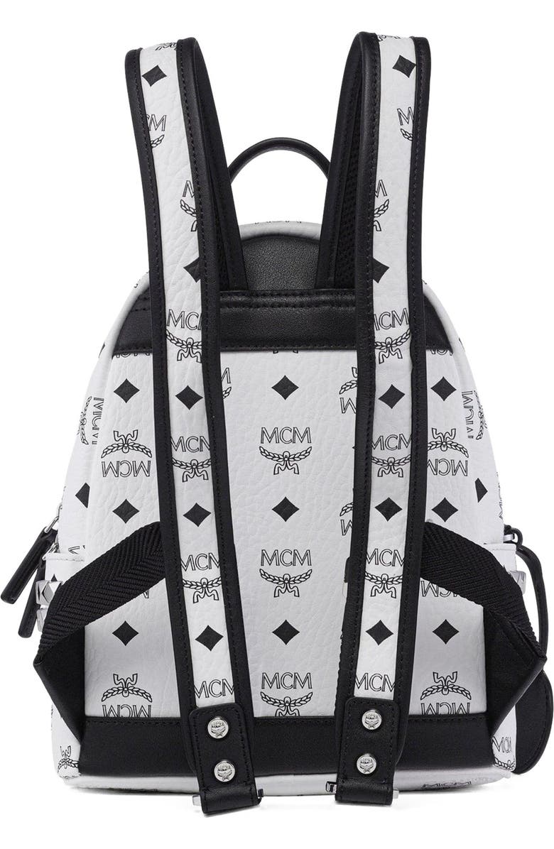 MCM Mini MCM x SNIPES Stark Side Studs Backpack in Visetos, Alternate, color,