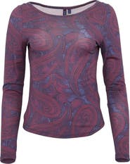 Lords of Harlech Carly Merino Long Sleeve Boatneck Shirt