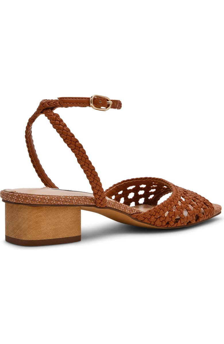 Steve Madden Jessie Ankle Strap Sandal, Alternate, color, Cognac
