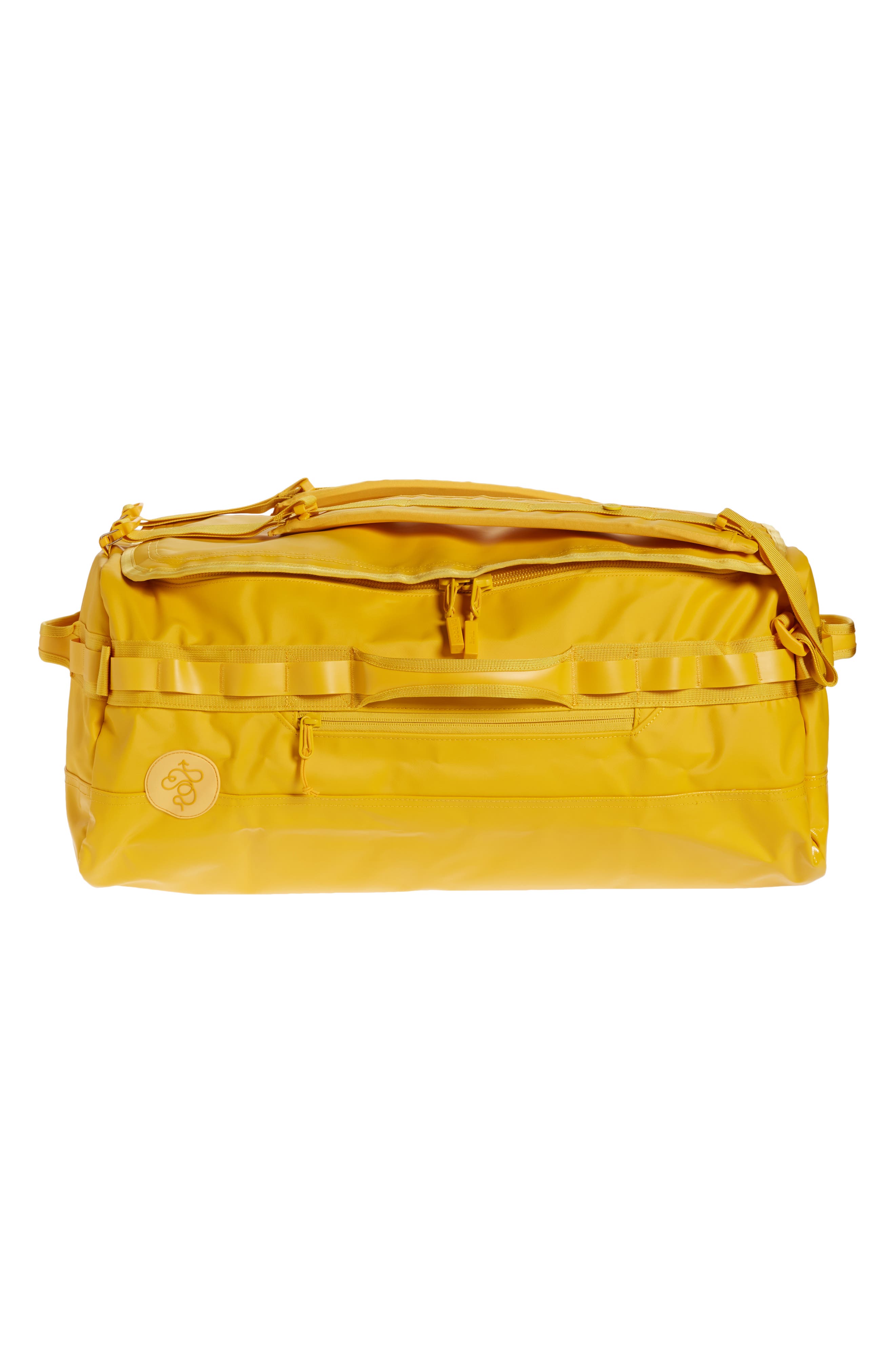 Big Go-Bag Waterproof Convertible 60L Backpack, Main, color, YELLOW