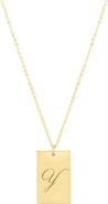Set & Stones Stella Initial Necklace