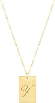 Set & Stones Stella Initial Necklace