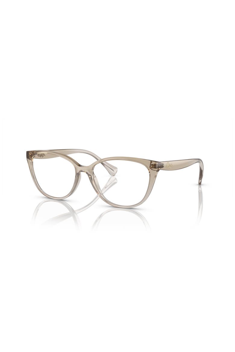 53mm Cat Eye optical glasses, Main, color, Brown