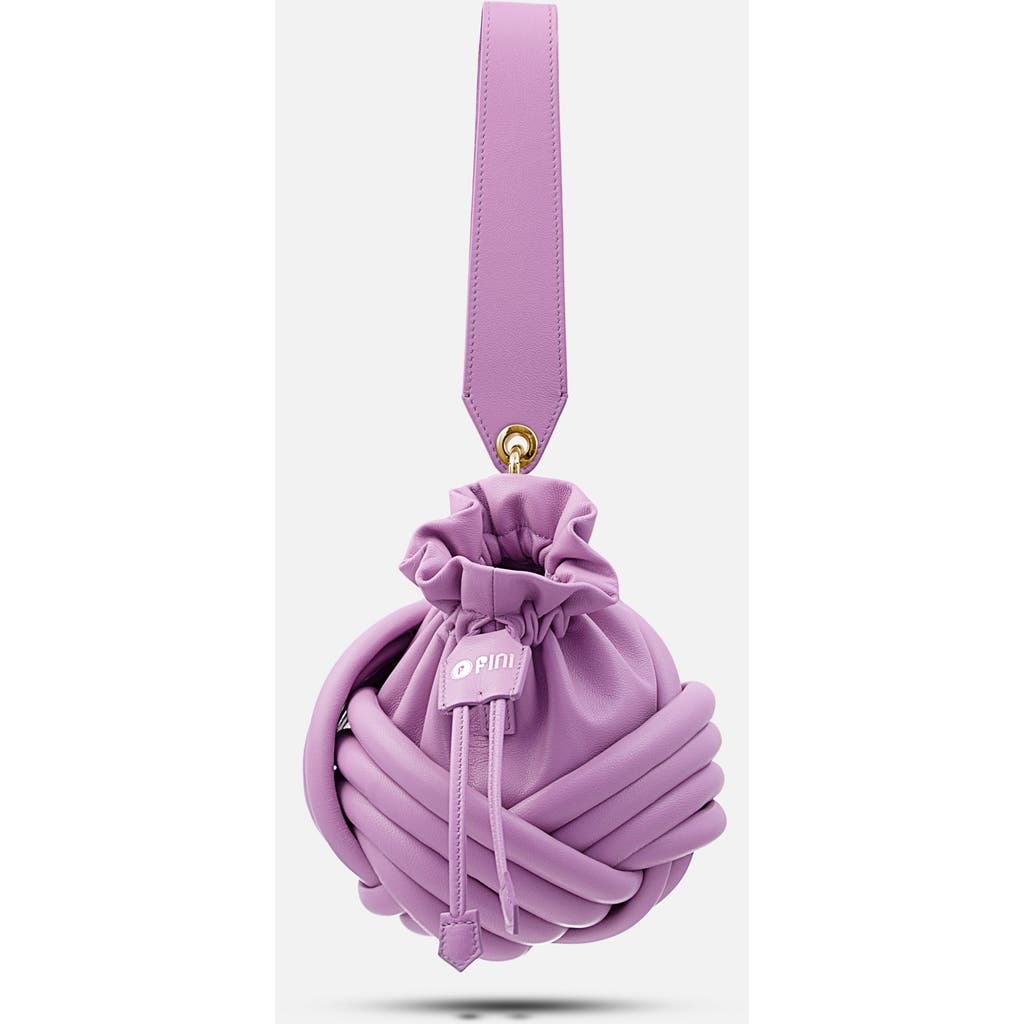 Fini Knurly Handbag In Purple