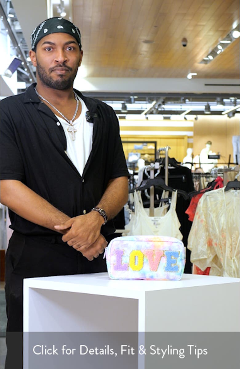 Kids' Love Tie Dye Zip Pouch, sales video thumbnail