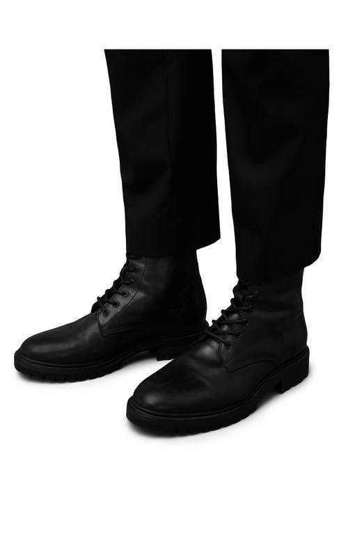 Allsaints Tobias Plain Toe Boot In Black