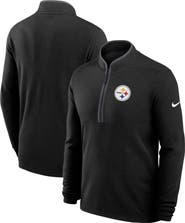 Nike Men's Nike Black Pittsburgh Steelers Lightweight Victory Performance Half-Zip Pullover