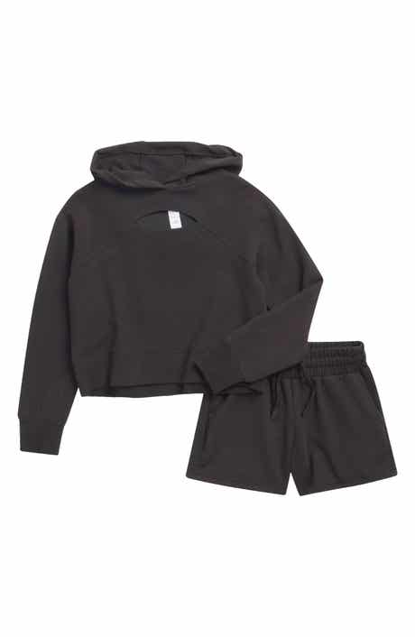 Kids' Supreme Waffle Zoe Hoodie & Shorts Set