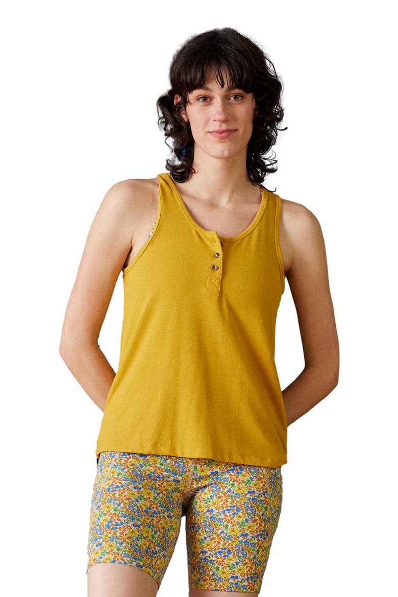 Piru Henley Tank, Alternate, color, Pollen