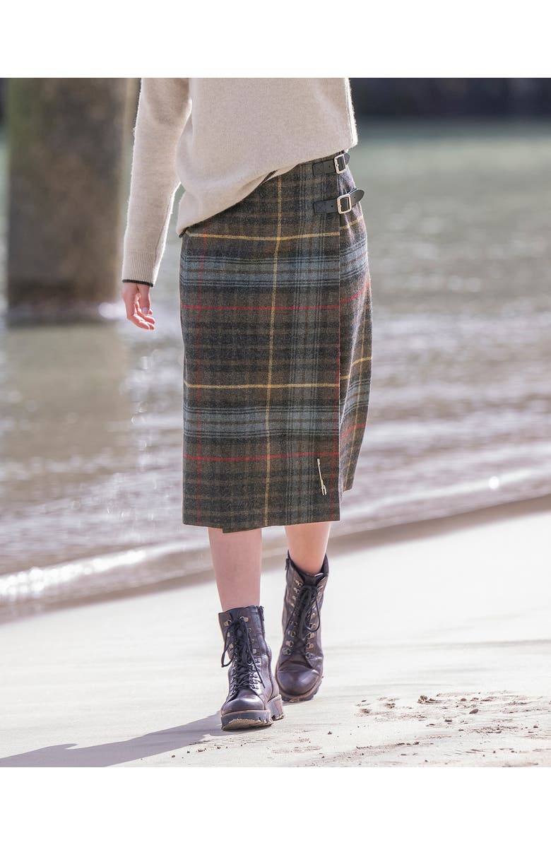 Celtic & Co. British Midi Celt Kilt, Alternate, color, Tanners Brown