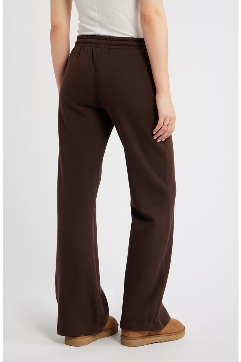 Baggy Flare Leg Sweatpants, Alternate, color, BROWN COFFEE