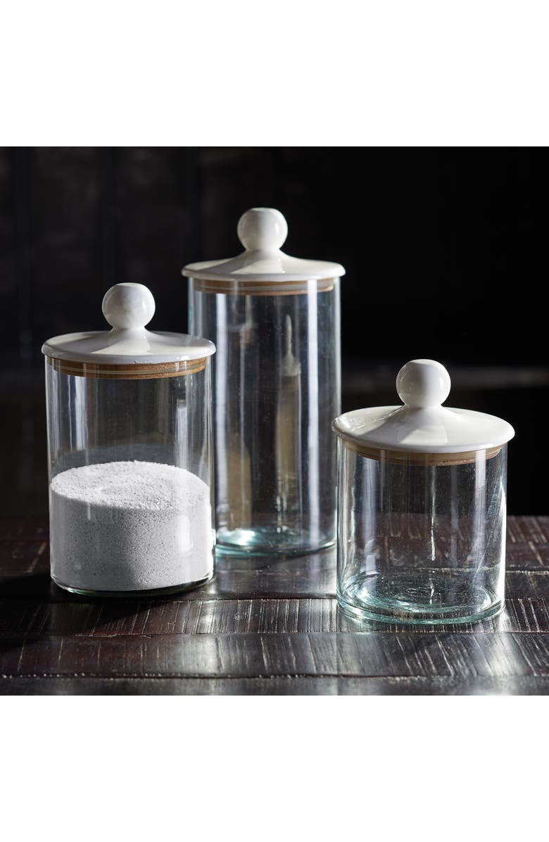 Napa Home & Garden Petaluma Canisters Set of 3, Alternate, color, White