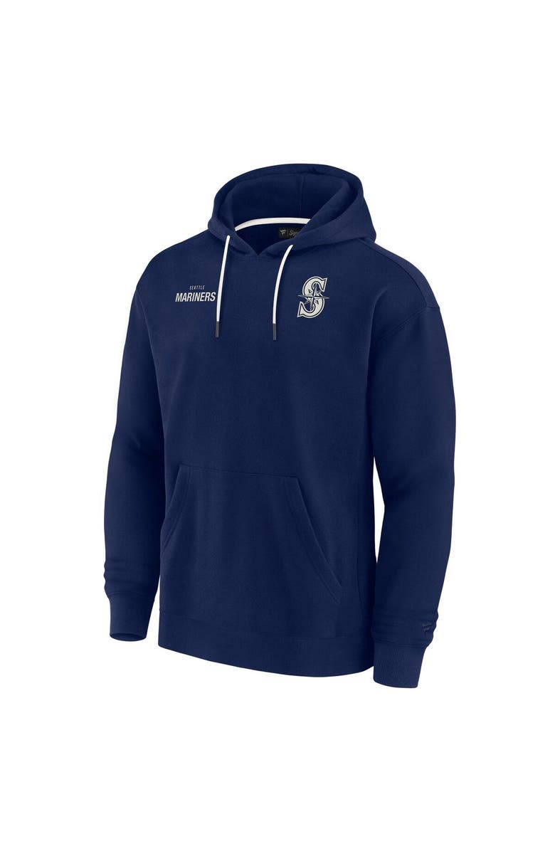 Fanatics Signature Unisex Fanatics Signature Navy Seattle Mariners Elements Super Soft Fleece Pullover Hoodie, Alternate, color, Navy