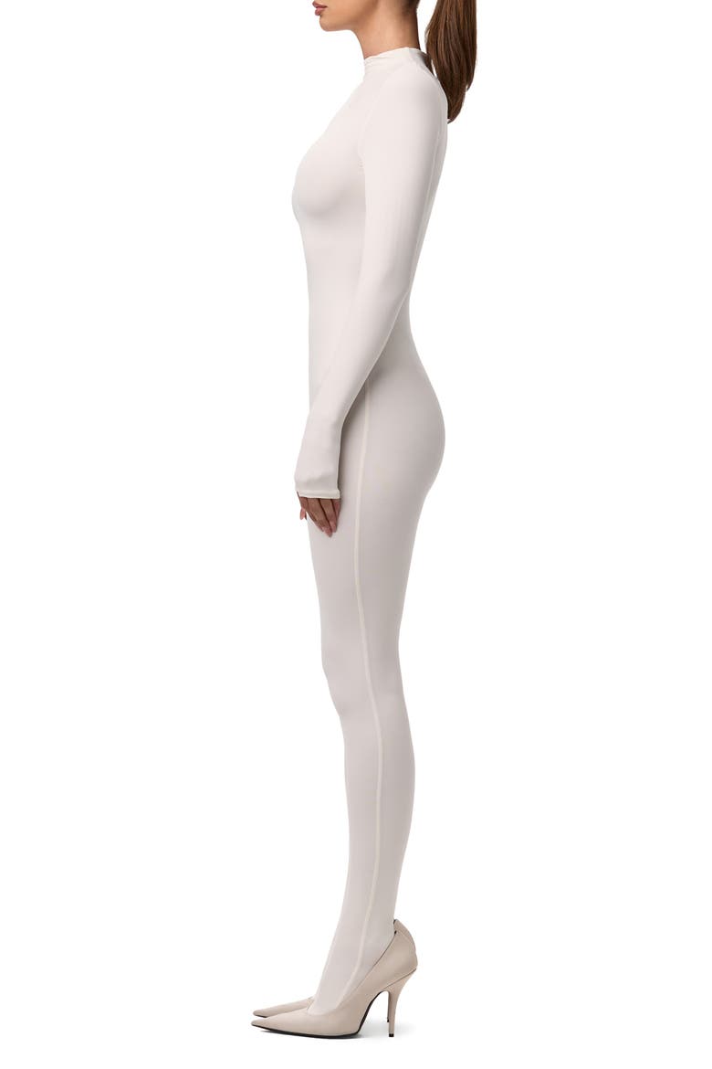 Long Sleeve Closed Toe Jumpsuit, Alternate, color, BONE