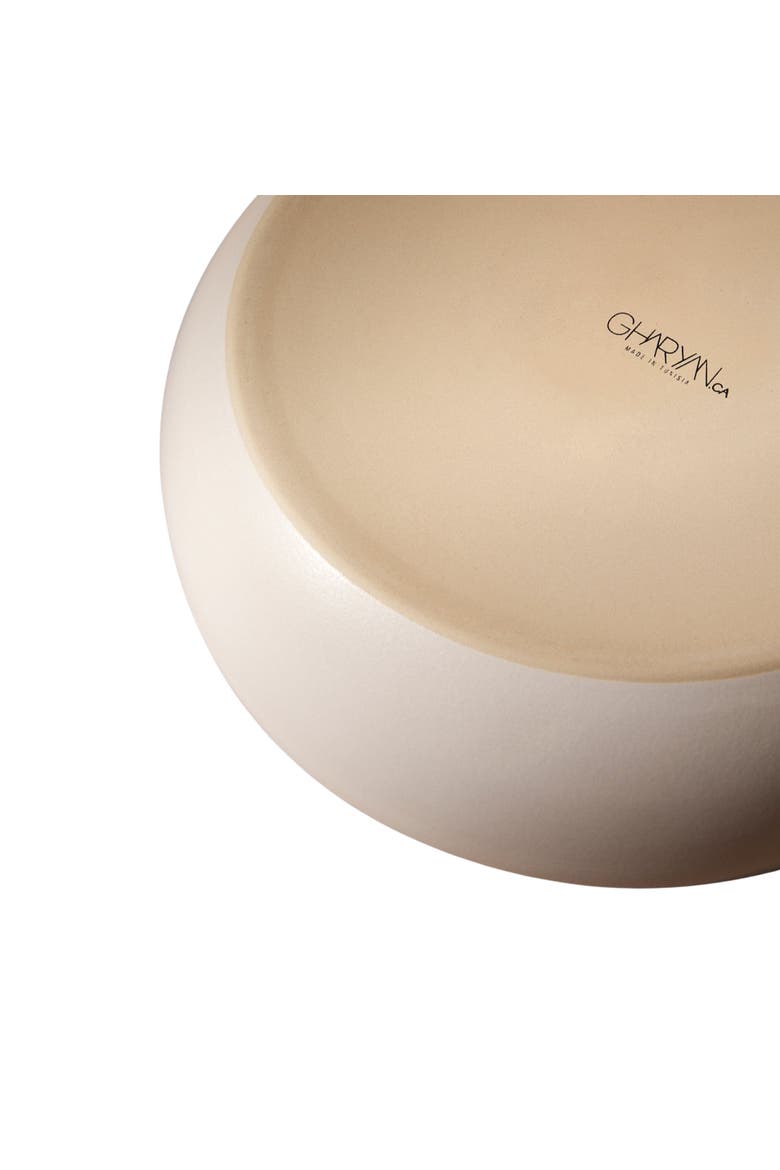 Shallow Serving Bowl, Alternate, color, Matte White