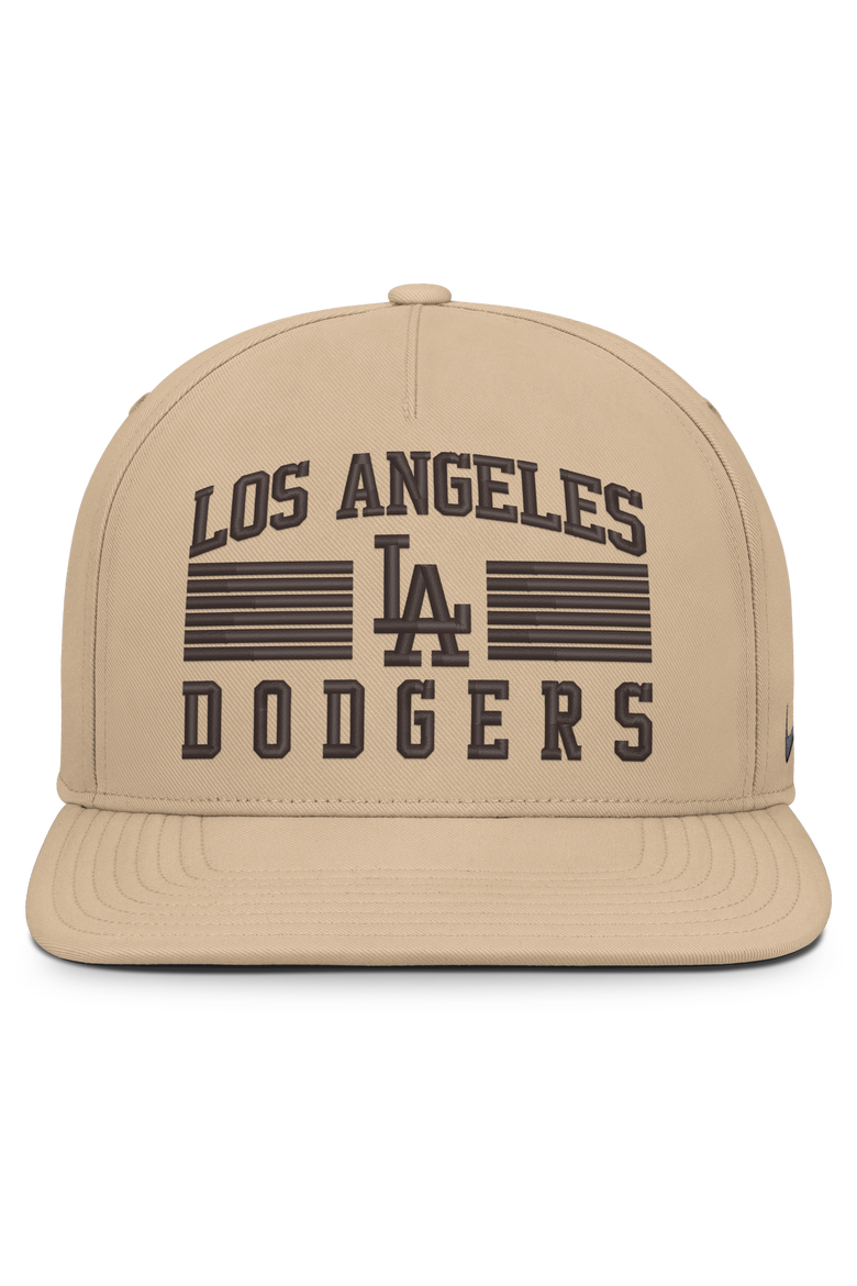 Men's Nike  Khaki Los Angeles Dodgers Desert Pro AeroBill Dri-FIT Snapback Hat, Alternate, color, Khaki