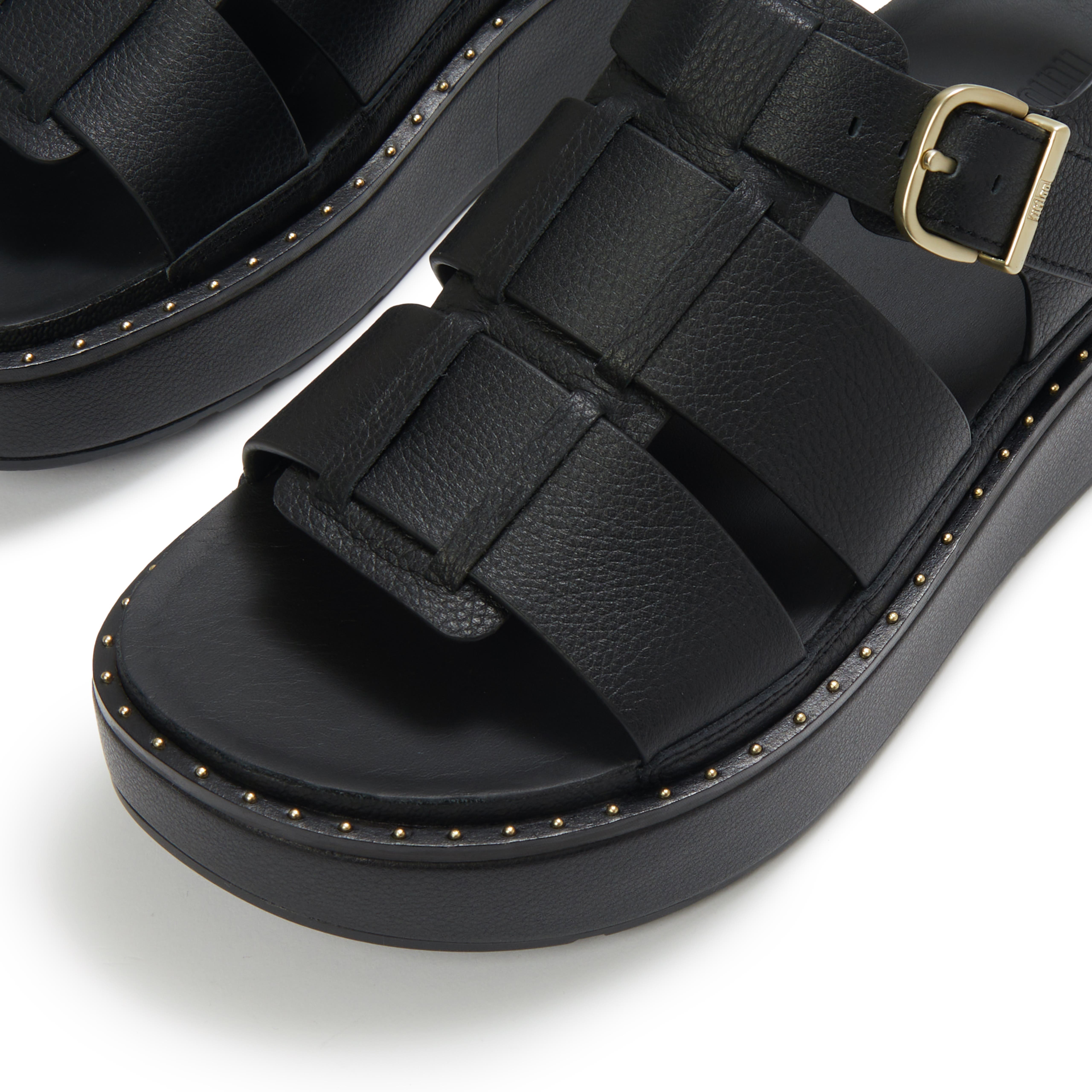 Gen-FF Max Fisherman Sandals, Alternate, color, All Black