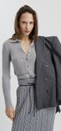 Mother of All Stripped Knitted Cardigan