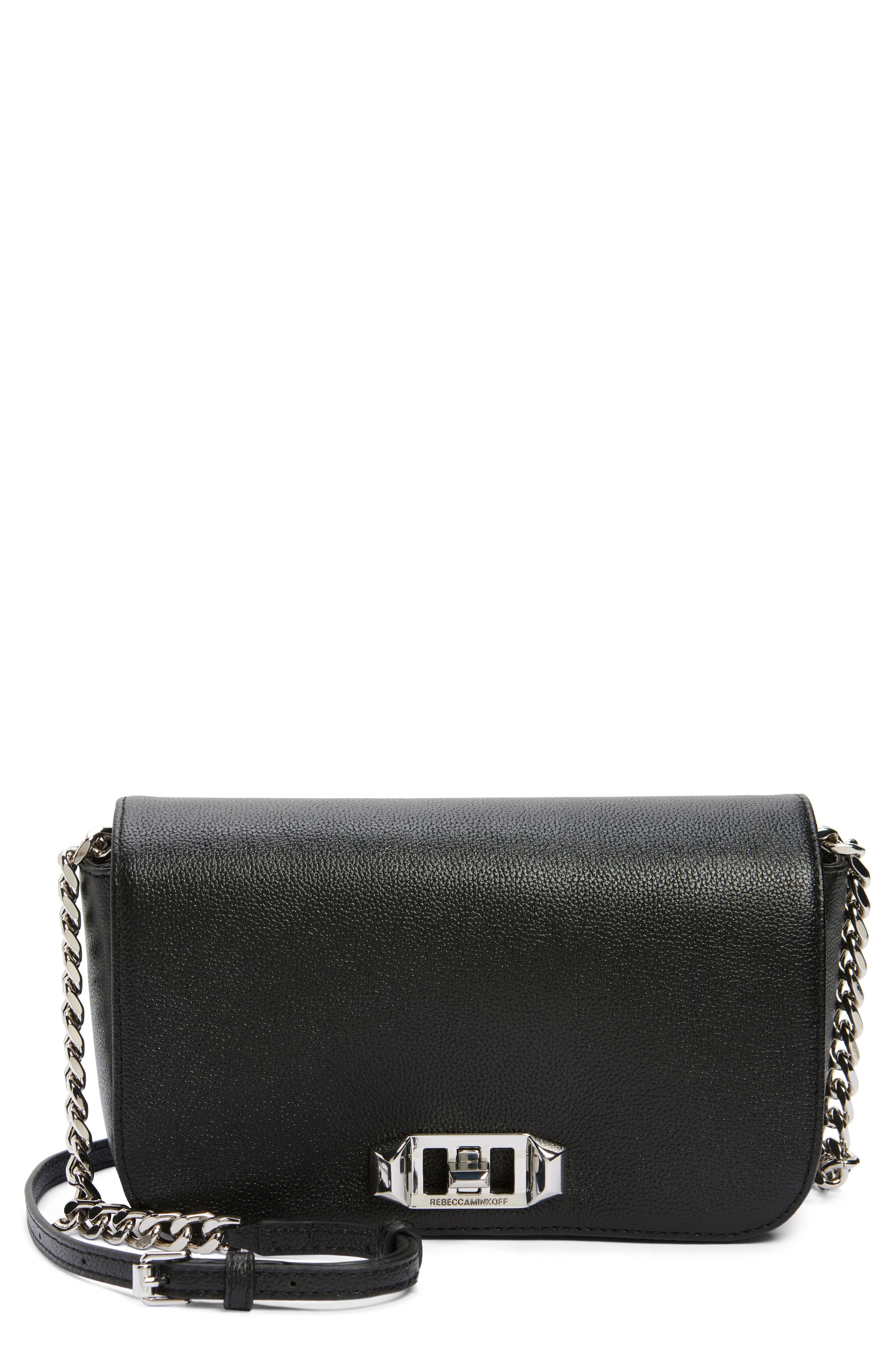 Rebecca Minkoff Amour Leather Crossbody Bag, Main, color, 