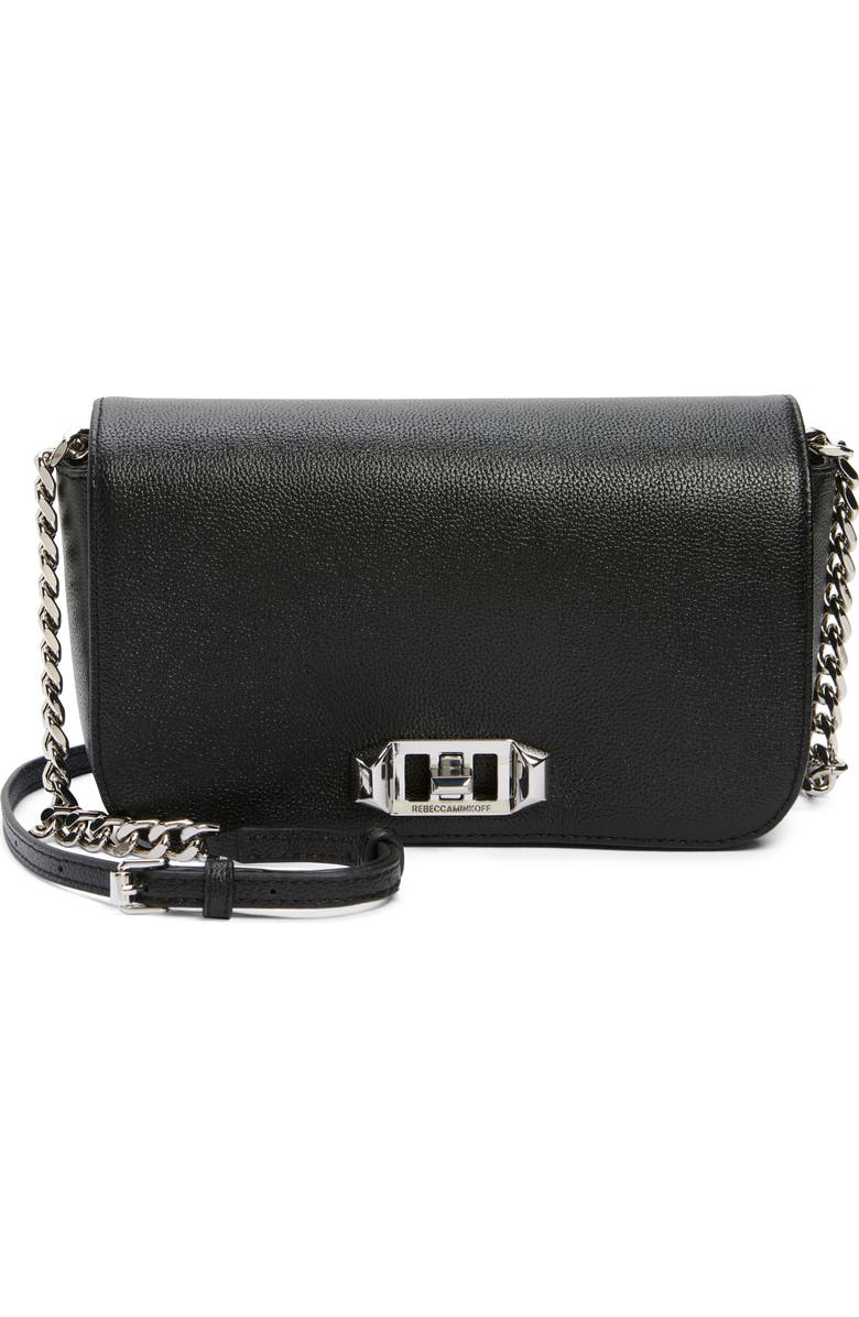 Rebecca Minkoff Amour Leather Crossbody Bag, Main, color,