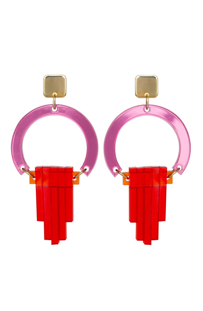 Toolally Art Deco Chandeliers - Pink Mirror, Main, color, Pink Mirror