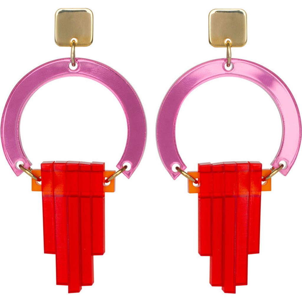Toolally Art Deco Chandeliers - Pink Mirror  product