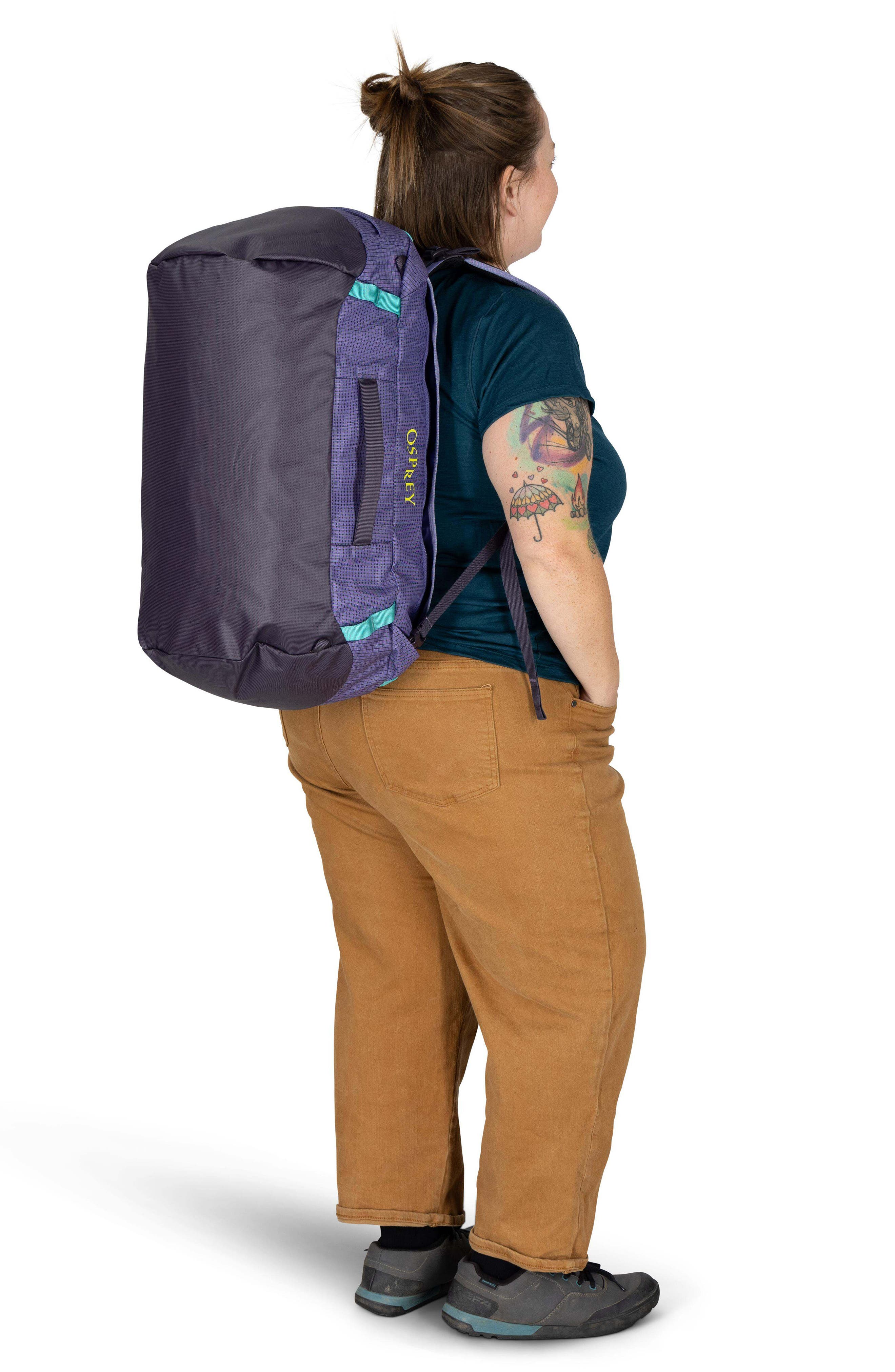 Transporter 40-Liter Duffle Carry-On Luggage, Alternate, color, EUPHORIA PURPLE/PURPLE INK