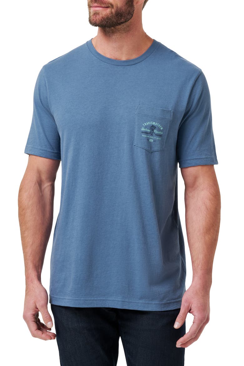Chianti Graphic T-Shirt, Main, color, BERING SEA
