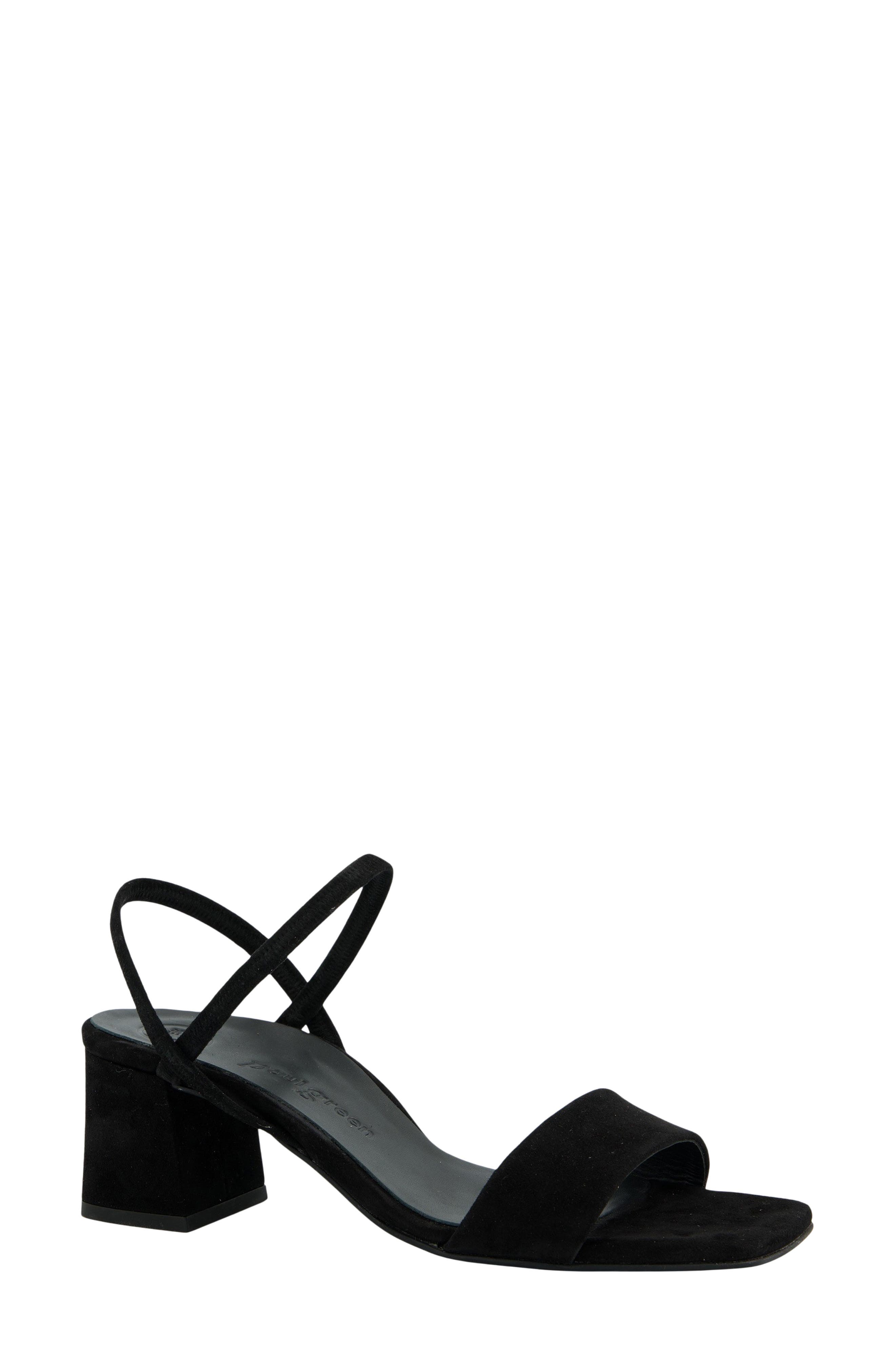 Paul Green Destiny Sandal, Main, color, Black Suede