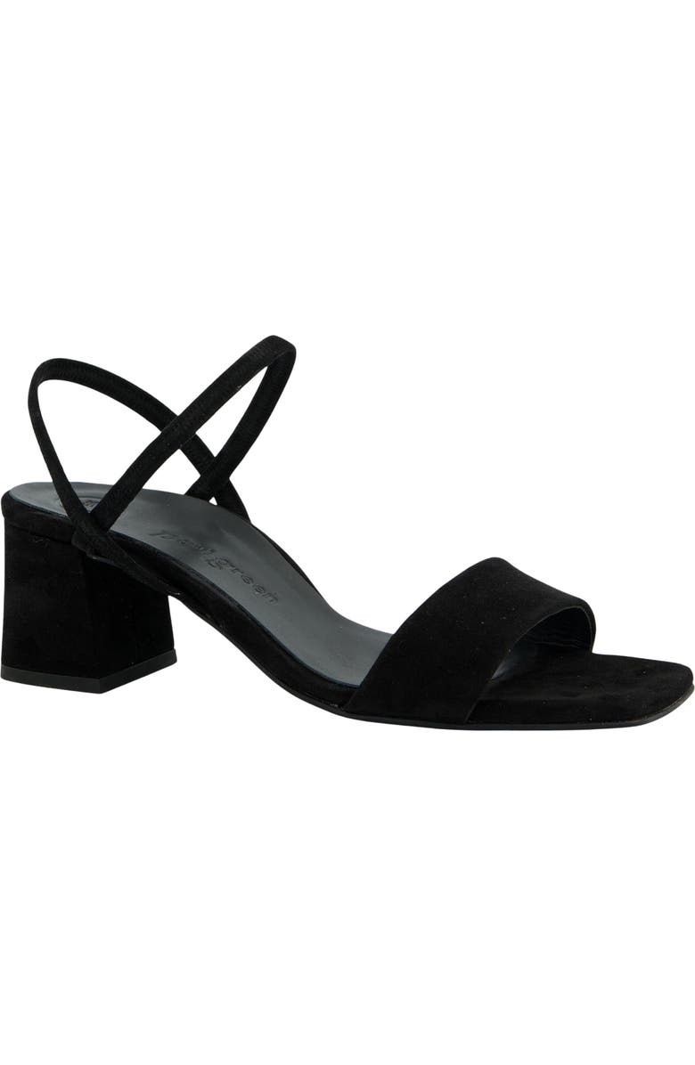 Paul Green Destiny Sandal, Main, color, Black Suede