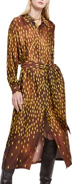 ottod'Ame Viscose Long Chemisier With Sash